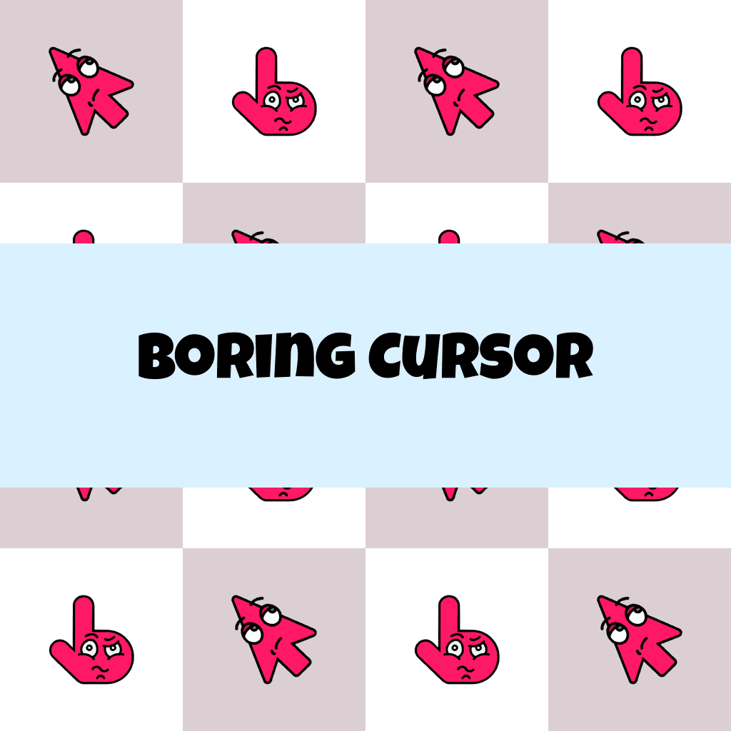 Preview Boring cursor custom cursor pack